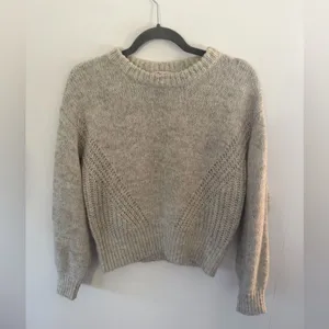 Madewell Wool Blend Crewneck Wedge Long Sleeve Sweater XS thumbnail 3