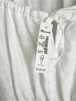 NWT Madewell Sophia Midi Dress in Seersucker Check thumbnail 7