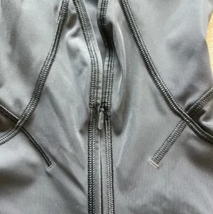 Lululemon cropped half zip athletic hoodie In Black thumbnail 6