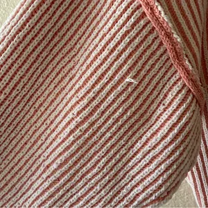 Altar’d State Women's Pink Striped Knit Sweater - Relaxed Fit thumbnail 5