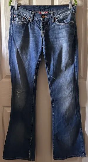 Lucky Brand Vintage Low Rise Cotton Flare Sweet Dream Jeans Sz 6/28 Sweet Dream thumbnail 1
