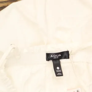 Aqua Womens Cotton Smocked Sleeveless Dress AQ08-01 White S thumbnail 4