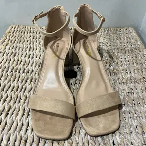 Cushionare Memory Foam heels Abbey Light Peach Beige Size 8 W thumbnail 3