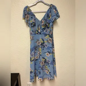 ELIZA J Spring Floral Print Dress Size 6 *missing sash* thumbnail 7