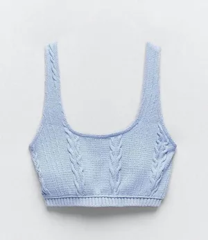 ZARA Knit Crop Tank thumbnail 2