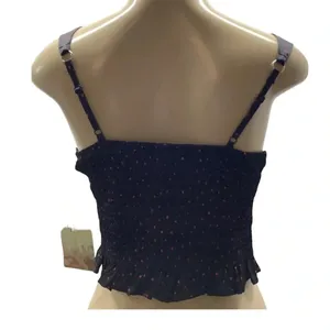 Lily White red & black padded cups, strap crop top new with tags new with tags thumbnail 5