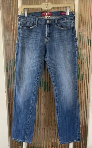 Lucky Brand Women's Medium Blue Sofía straight Leg Jeans thumbnail 1