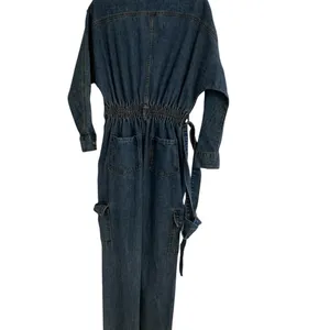 JLUXLABEL Blue Denim Jumpsuit thumbnail 3