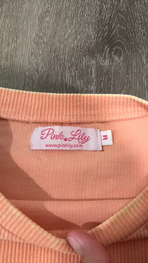 Pink Lily Sweatshirt Cropped thumbnail 2