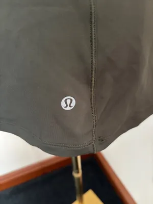 lululemon athletica Olive Green Scoop Neck Tank with Built-In Bra thumbnail 2