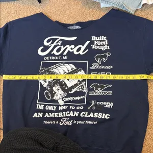 Ford Navy Graphic Sweatshirt Size Large thumbnail 4