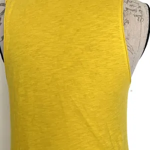 Madewell Womens Blouse Top Tank Sleeveless Preppy Bohemain Boho Yellow Sz Small thumbnail 6