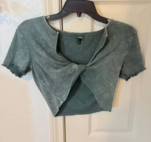 Wild Fable Cropped layering top thumbnail 1