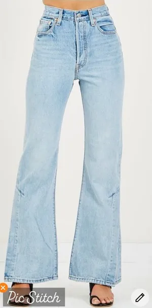 Levi’s Ribcage Split Flare Jeans thumbnail 1