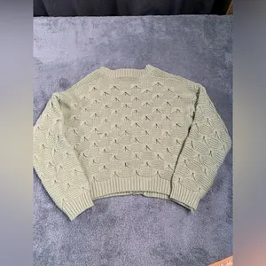Astr the label Green Knit Cardigan Sweater small thumbnail 7