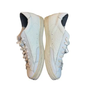 P448 Shoes Womens Size 7.5 White Leather Low Top Casual Sneakers Made In Italy thumbnail 6