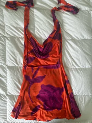 RESA Bruna Mini Dress in Mandarin XS thumbnail 9
