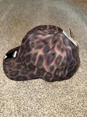 Adidas Women's Court Relaxed Strapback Hat Leopard Print thumbnail 2