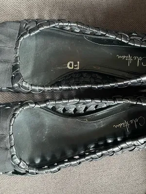 Cole Haan Women's Black Woven Ballet Flats Sz 6 thumbnail 3