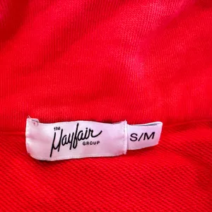 The Mayfair Group mental health Full Zip Tracksuit sweatshirt red size s/m thumbnail 3