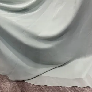 JJ's House‎ Soft Sage Green Chiffon Pleated V-Neck Flutter Sleeve Gown Bridal XS thumbnail 4