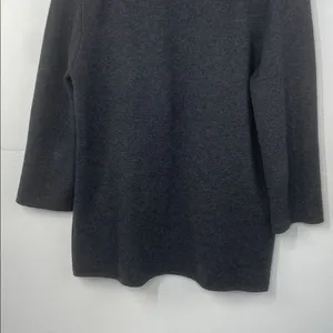 J.Crew Merino Wool Blend Open Front Cardigan Jacket Charcoal Gray Small thumbnail 7