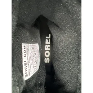 Sorel Out and About Mid Puffer Boots Womens 6.5‎ Black White EUC thumbnail 10