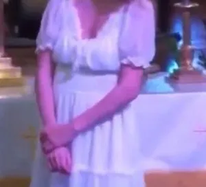 White dot dress thumbnail 4