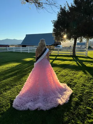 Sherri Hill Prom Dress Pink Strapless thumbnail 3