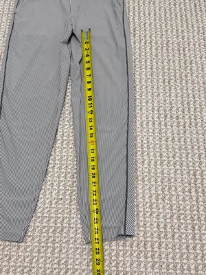 ATHLETA Brooklyn Textured Ankle Pant Size 4 City Stripe thumbnail 4