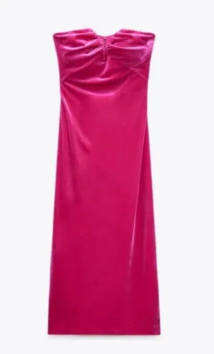 ZARA Velvet Dress thumbnail 1