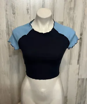 Backless top Blue thumbnail 1