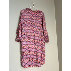 Lounge affair pink boho festival nightgown L thumbnail 4