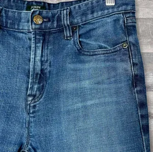 Skinny Straight Blue Jeans Womens 30 (31X30) Mid Rise Stretch Denim thumbnail 5