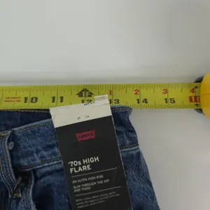 Levis Jeans‎ 28x32 Flare Sonoma Step 70's Ultra High Rise Waist Kendrick Lamar thumbnail 10