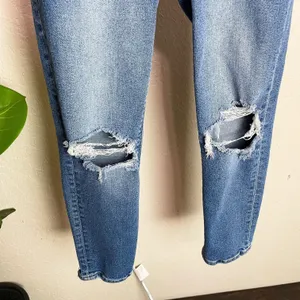American Eagle Distressed Mom Jeans thumbnail 2