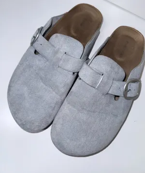 Maurices SuperCush Chloe Closed Toe Footbed Clogs Light Blue Buckle thumbnail 2