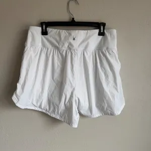 Spyder Active White Running Cycling Athletic Shorts Womens XL Classic Staple thumbnail 5