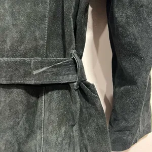 Firenze Leather Factory Suede Leather Jacket Black thumbnail 9