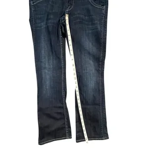 Hudson Y2K Signature Bootcut Jeans 26 Blue Denim Low Rise Flap Pockets Western‎ thumbnail 10