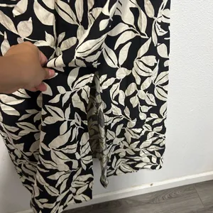 NWT Black and Cream Maxi Dress 2xl thumbnail 6