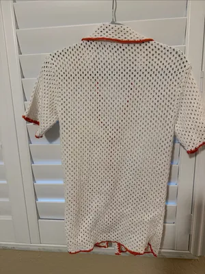 Free People White Crochet Open-Knit Shrug thumbnail 4