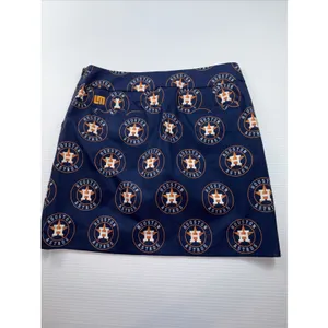 Houston Astros Loudmouth Chino Skort Golf Women's Size 6 Blue‎ thumbnail 5