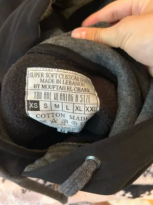 Custom hoodie Lebanon Black thumbnail 2