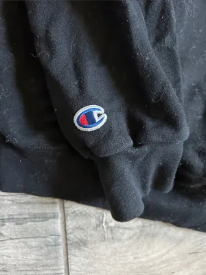 Champion Black Crewneck Sweatshirt with Green CAL POLY Lettering thumbnail 5