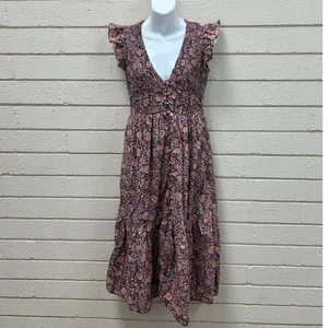 Anthropologie The Peregrine Midi Dress Size XS thumbnail 12