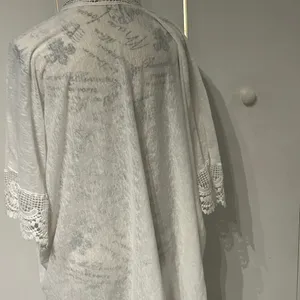 White Lace Kimono Cardigan Size 18W thumbnail 7