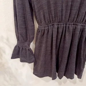 Black Soft Knit Bell Sleeve Mini Dress Flute | The Fifth Label thumbnail 6