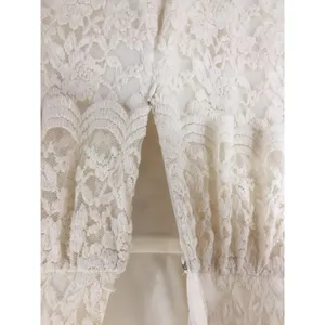 Pins And Needles Urban Outfitters Ivory‎ Cream Lace Sleeveless Peplum Dress XS thumbnail 6
