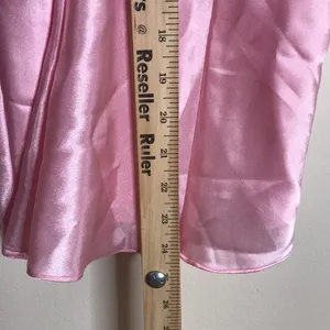 vtg Cacique 90s ladies pink button up‎ nightie babydoll romper size small sexy thumbnail 7